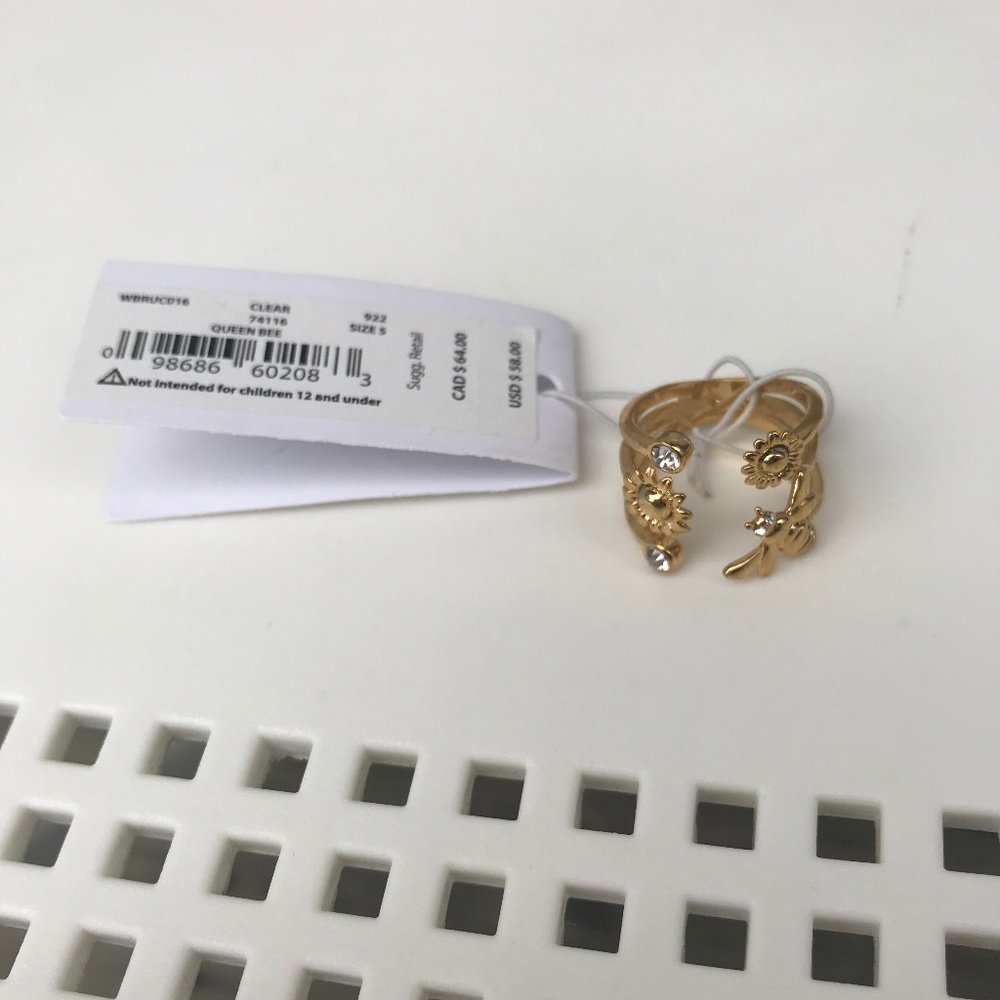 Kate Spade New York Queen Bee Ring Size 5